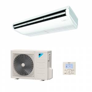 The Daikin FHA35A9+RXM35N9 Ceiling Suspended Heat Pump is a powerful and space-efficient air conditioning system