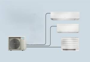Daikin Air conditioning Multi 1x 3MXM68A9, FTXJ20AW, FTXM20A, CVXM20A9 Units
