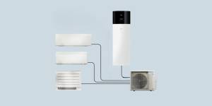 Daikin Air conditioning Multi 1 x 4MWXM52A9, EKHWET120BAV3, FTXP20N9, FTXJ20AW, FTXA20CW,Units